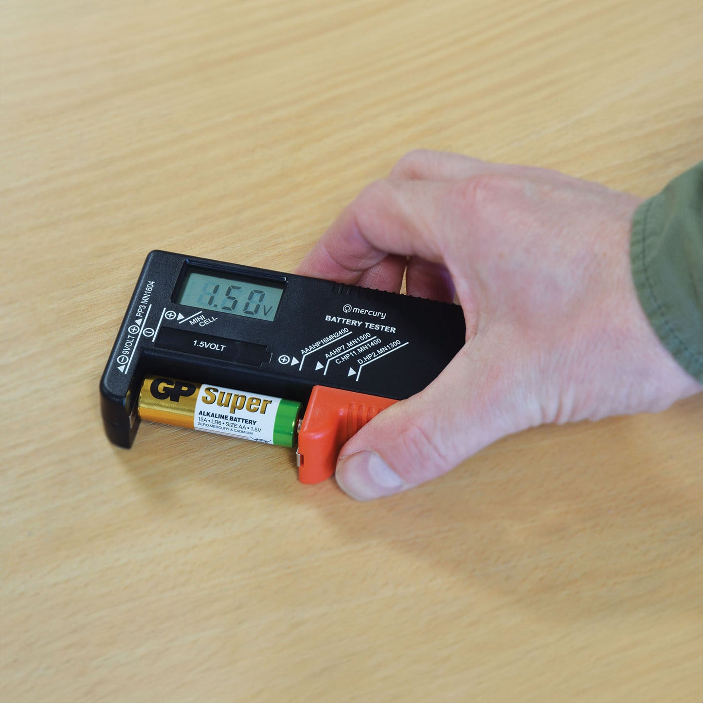 Mercury Universal Digital Battery Tester