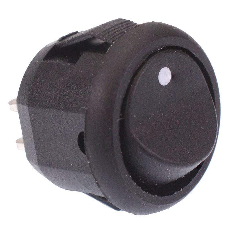 On-Off Ultra Miniature 13mm Round Rocker Switch SPST