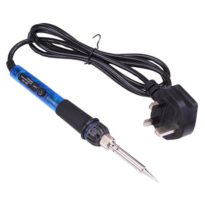 9pc 60W Adjustable Temperature Soldering Iron Starter Kit