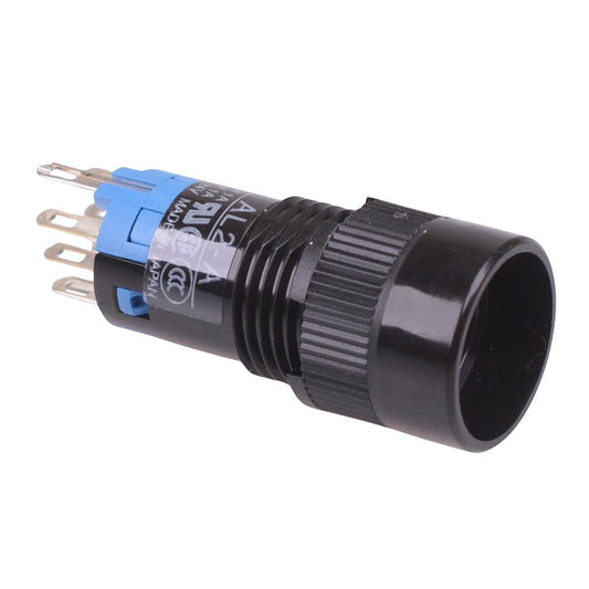 AL2M-A200 12mm Latching Round illuminated Push Button Body DPDT IDEC