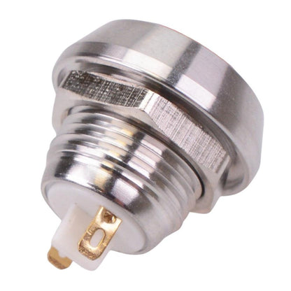 Blue Off-(On) Stainless Steel Momentary Vandal Push Button Switch 2A SPST