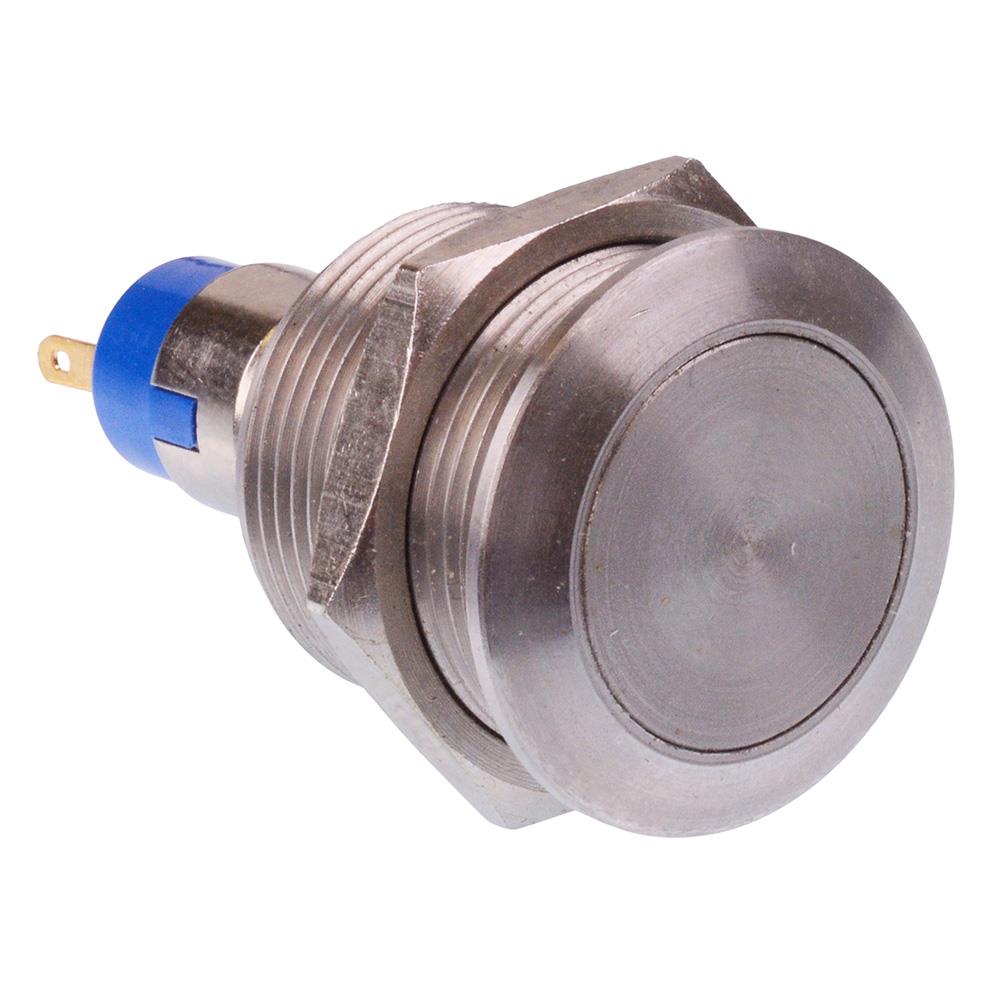 AV099633D200K APEM Off-(On) Momentary 19mm Anti Vandal Push Button Switch SPST