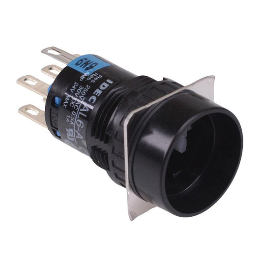 AL6M-A200 16mm Latching Round illuminated Push Button Body DPDT IDEC