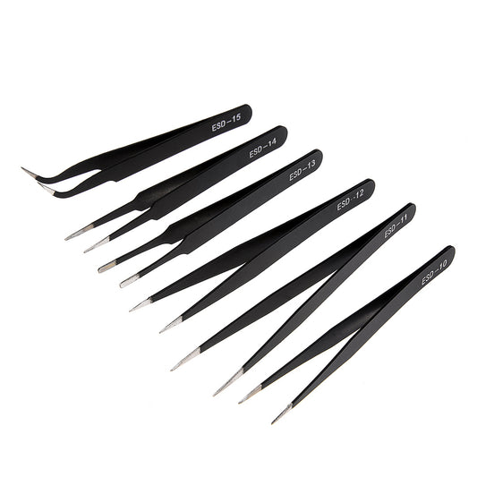 Tweezers Set Precision Anti-static ESD Stainless Steel