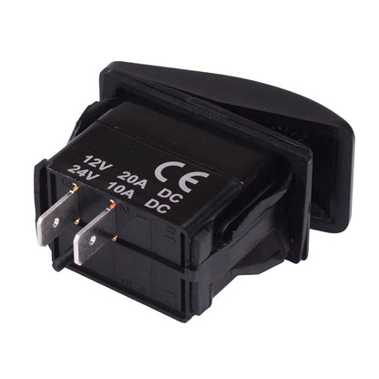Off-(On) Momentary Automotive Rocker Switch SPST 10A 12-24V IP68