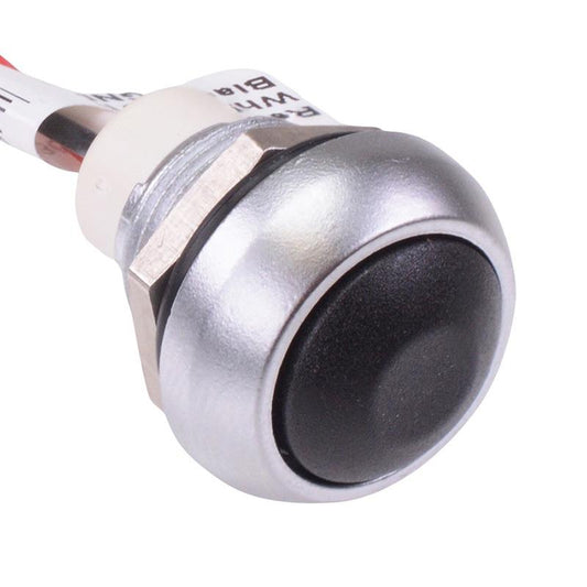 IHSR36F2100 APEM Black Hall Effect Momentary NO Push Button Switch IP67