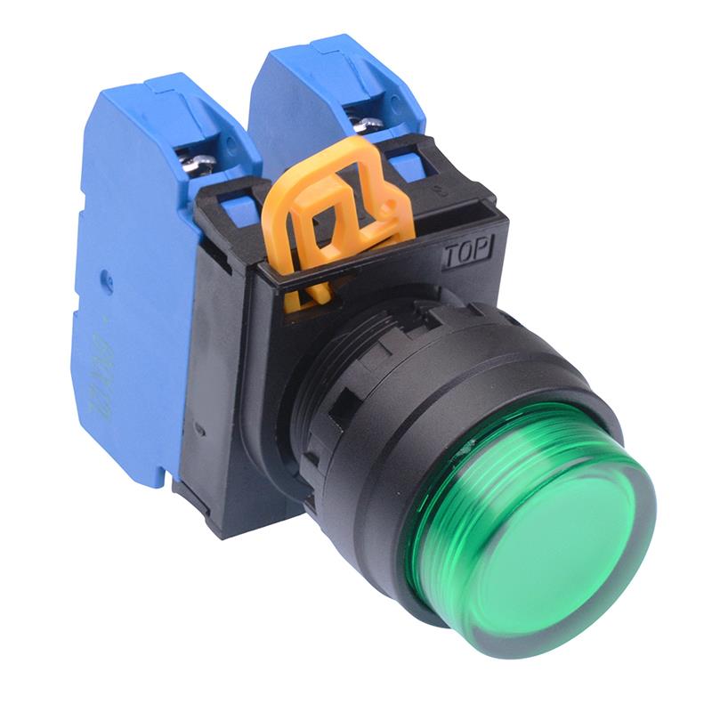YW1L-M2E20Q0G Green 22mm Momentary Push Button Switch 2NO IP65 IDEC