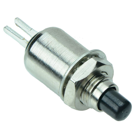 Black Microminiature 5mm Momentary Off-(On) Push Button SPST 0.5A