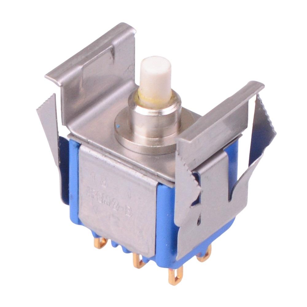 18845CD On-(On) Momentary Panel Mount Push Button Switch DPDT 0.1A 30VDC