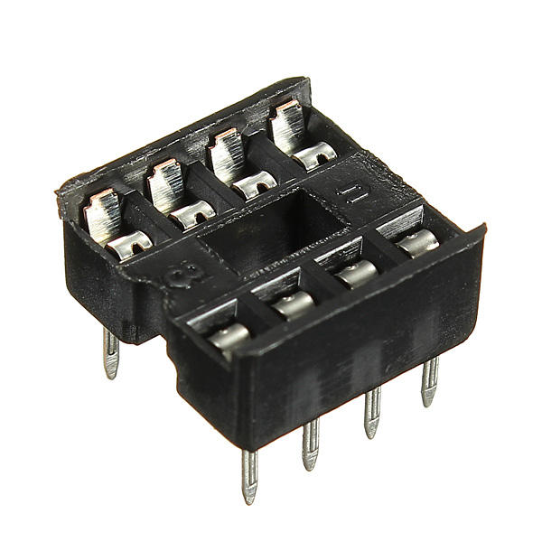 8 DIP IC Socket 2.54mm Pitch – The Electronics Hub