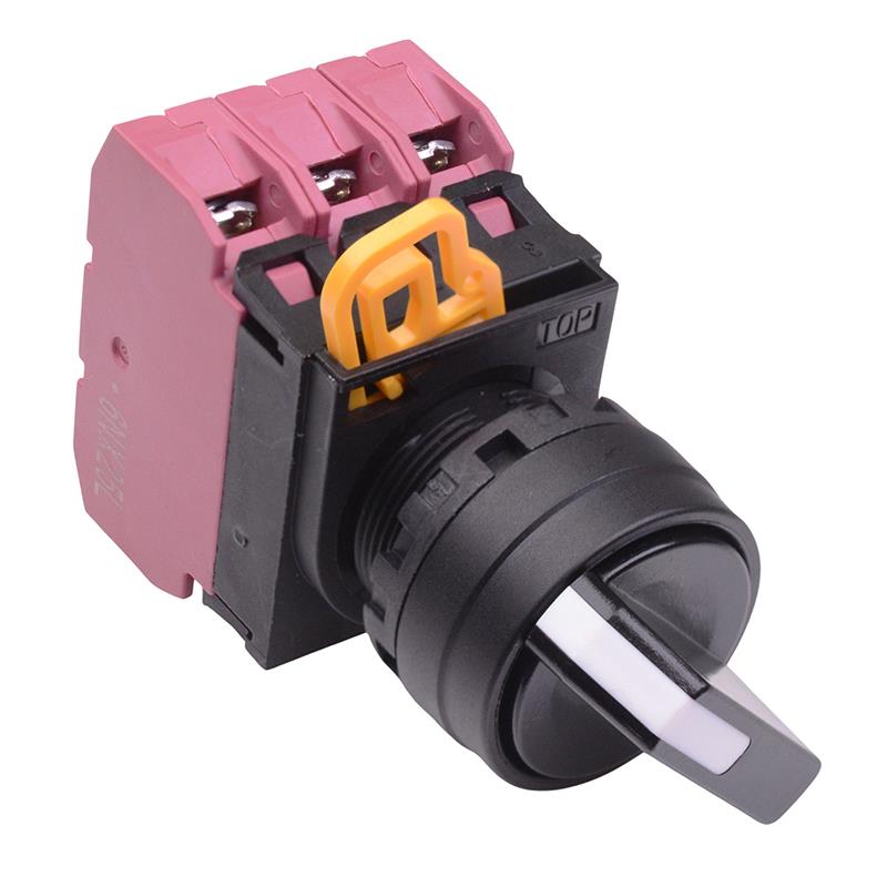 YW1S-2E03 22mm 2 Position Maintained Selector Switch 3NC IP65 IDEC