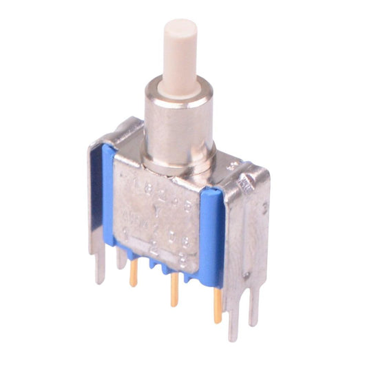 18235YCD5 On-(On) Momentary Bracket Mount Push Button Switch SPDT 0.1A 30VDC