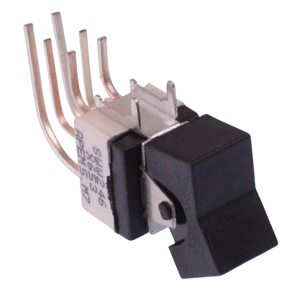 SWW246A6X653 APEM Black On-On Washable PCB Miniature Toggle Switch DPDT 4A 30VDC