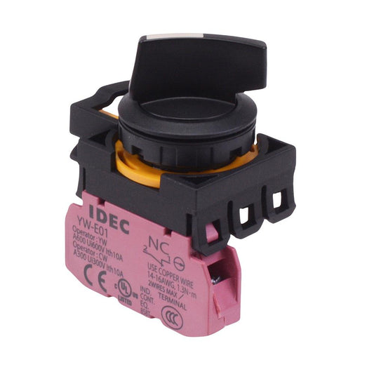 CW1S-2E01 2 Position Selector Switch 1NC IP65 IDEC