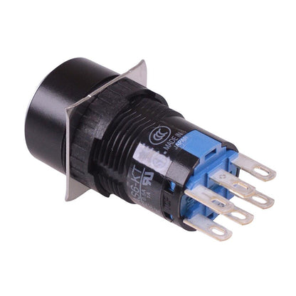 AS6M-21KT2PBC 2 Position 16mm Momentary Key Switch DPDT IDEC