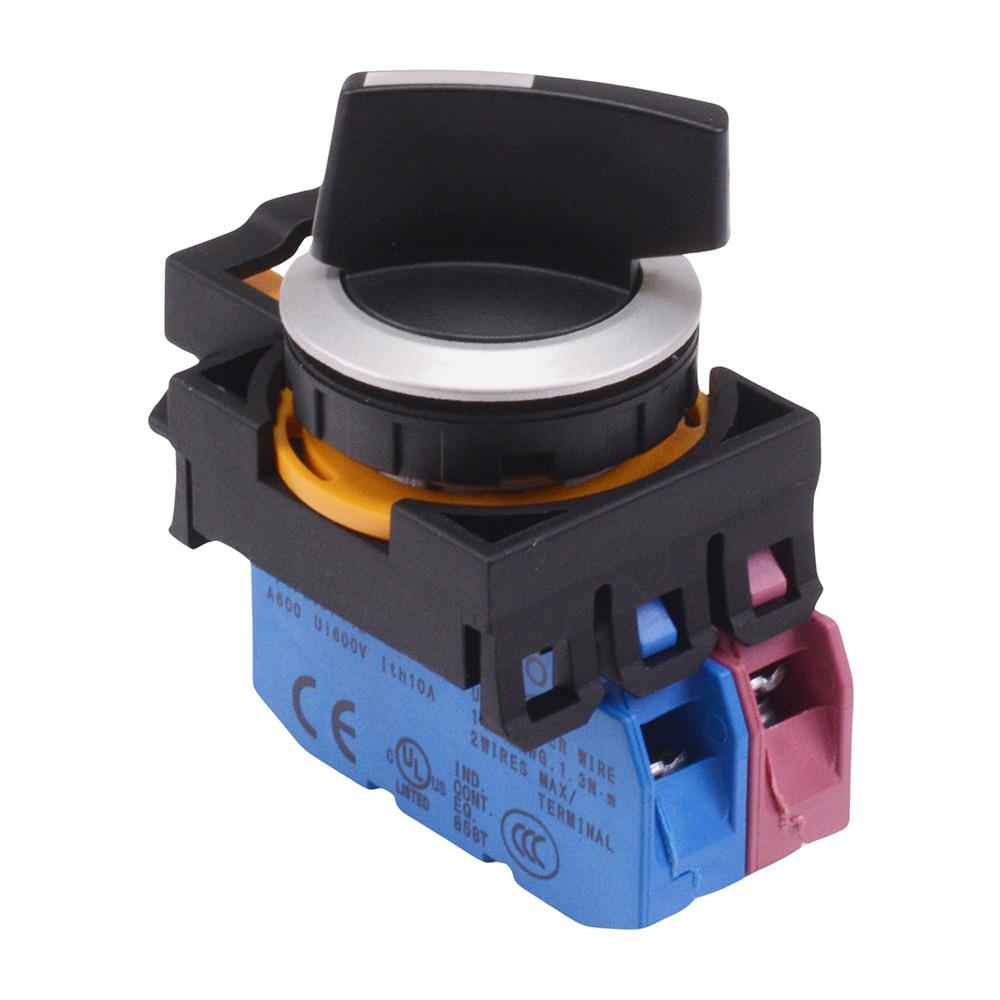 CW4S-3E11N4 3 Position Metallic Selector Switch 1NO-1NC IP65 IDEC