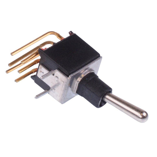 TL46W005400 APEM On-On Subminiature Washable PCB Toggle Switch DPDT