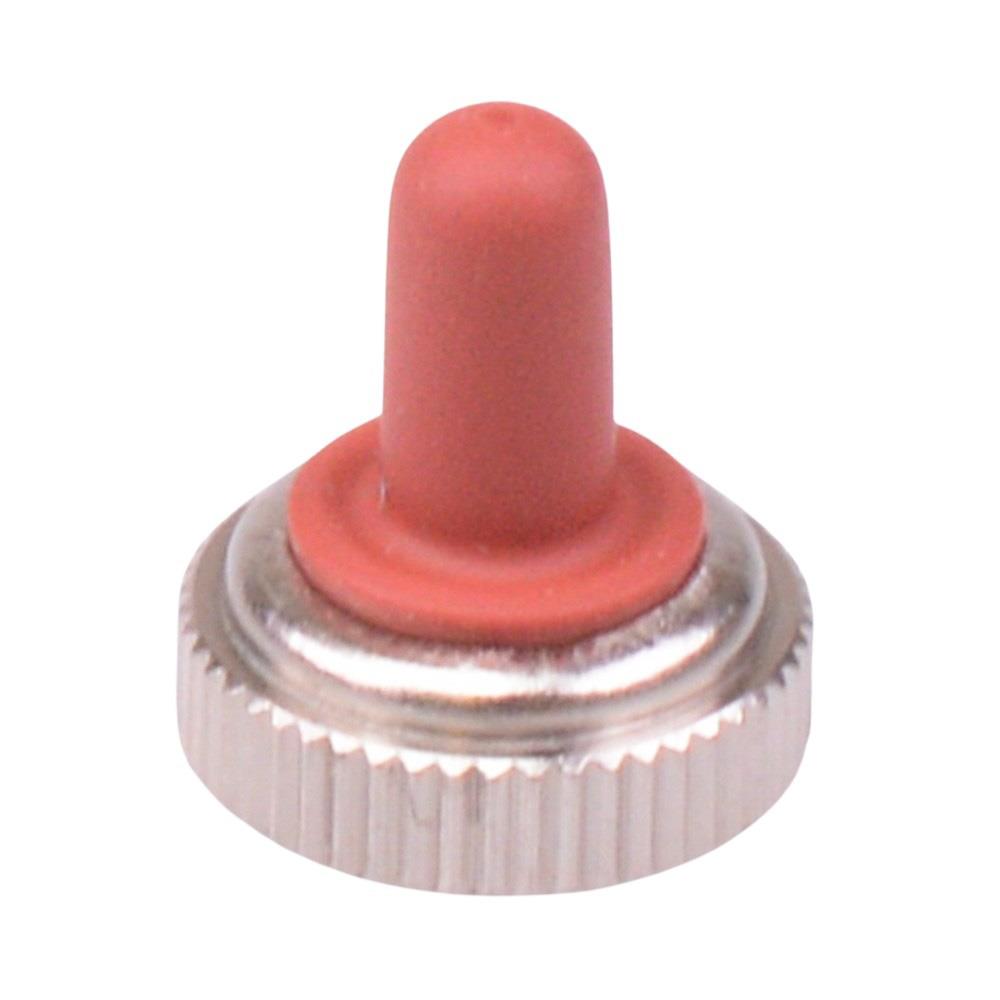 U1331-6 APEM Red Sealing Boot for 6.35mm Toggle Switches 5000 and 11000 Series