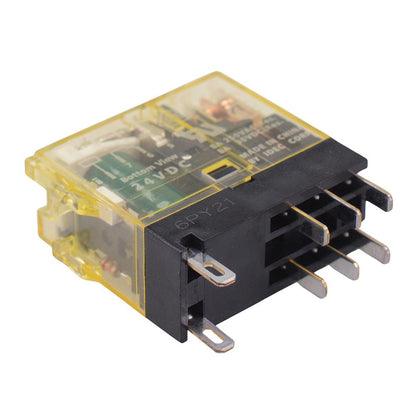 RJ2S-CLD1-D24 24VDC Plug In Slim Power Industrial Relay Diode 8A DPDT IDEC