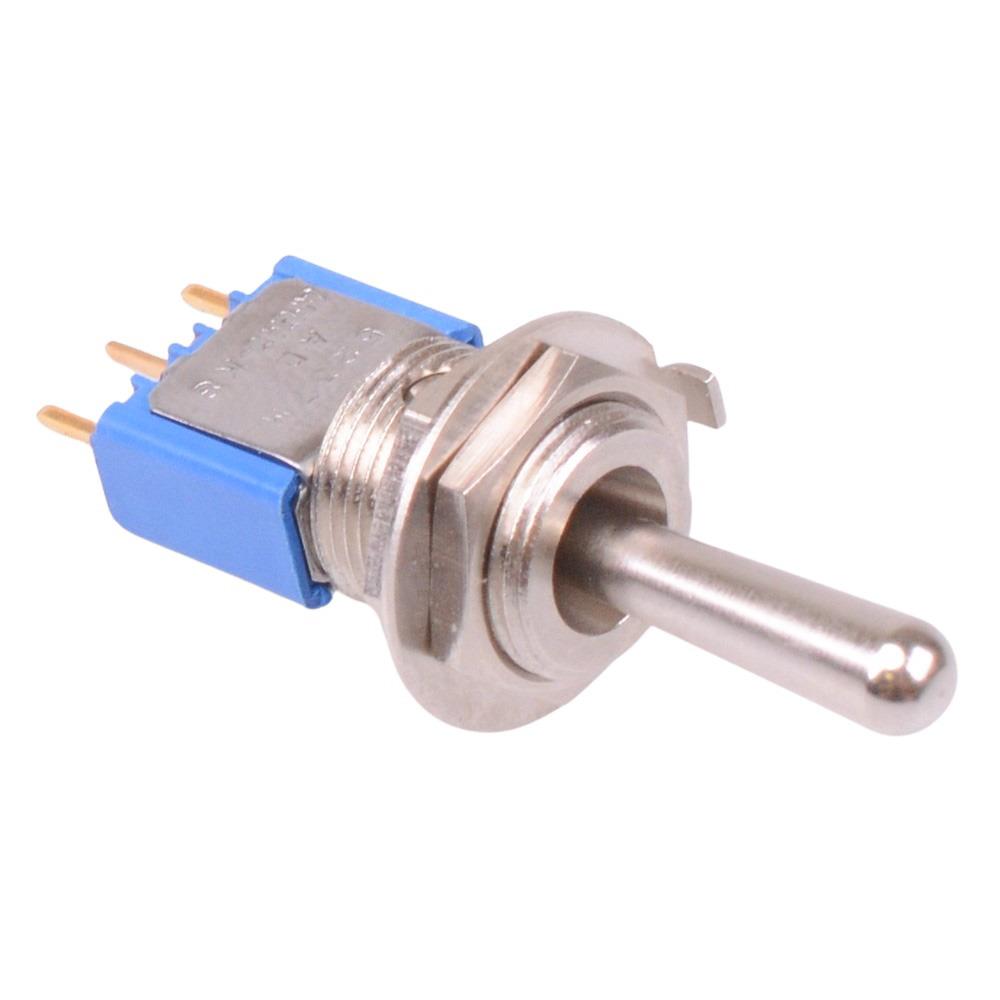 5237MADB APEM  (On)-Off-(On) Momentary 12mm Miniature Toggle Switch SPDT