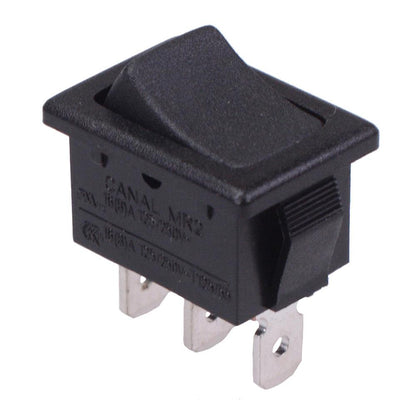 On-On Rectangle 19.2x12.9mm Rocker Switch SPDT 16A 250VAC