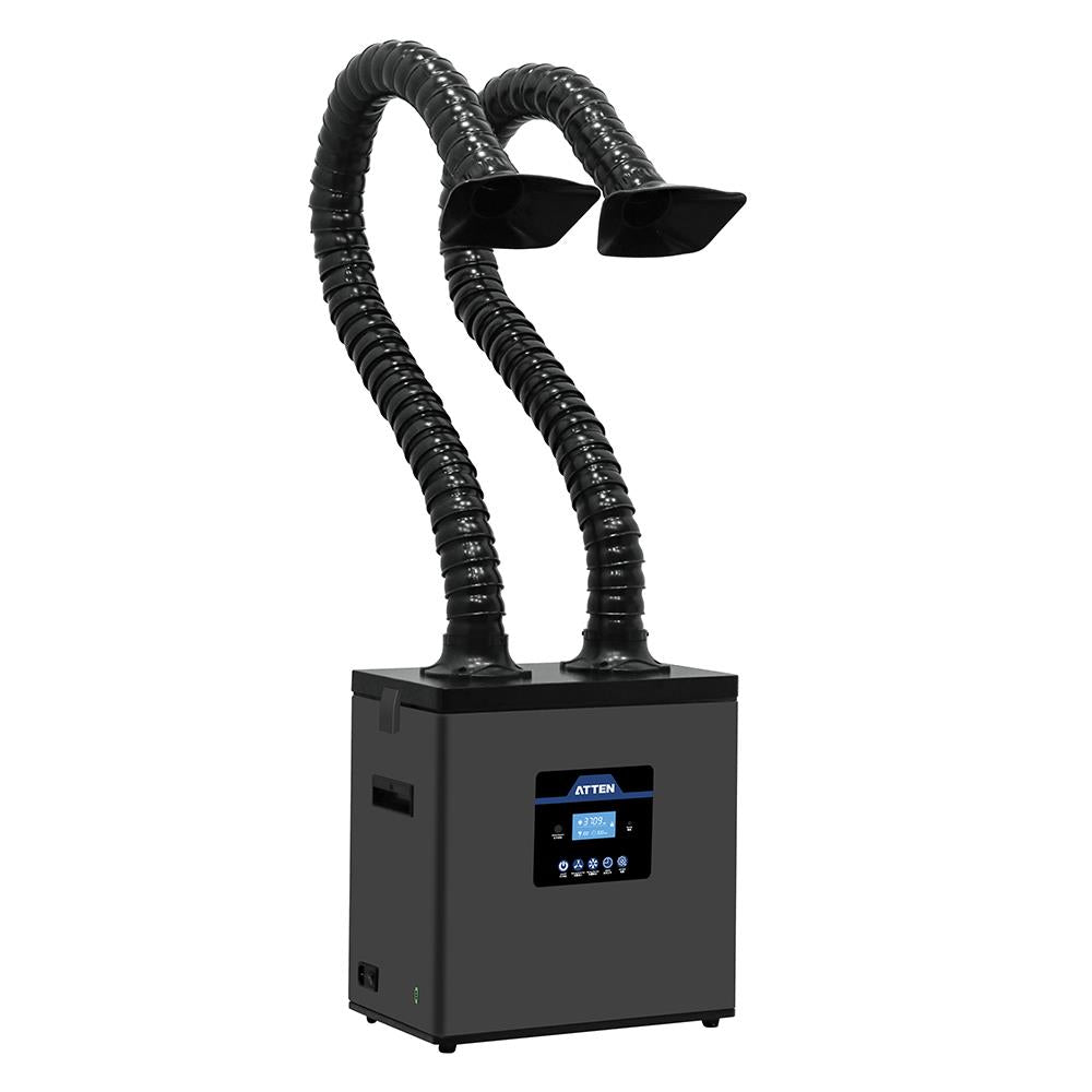 ST-1202D Professional Digital Dual Nozzle Solder Fume Extractor ATTEN