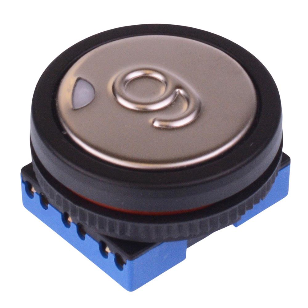 LPI5112R1K21709 APEM '9' Red 12V illuminated Large Actuator Push Button Switch IP53