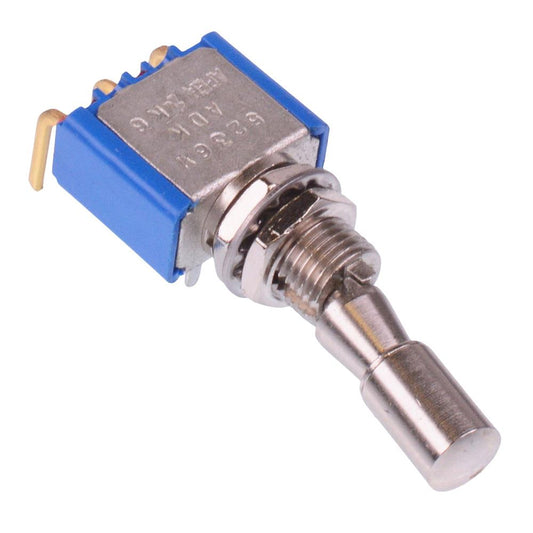 5236WADKB2VX386 APEM On-On Locking 6.35mm Miniature Toggle Switch SPDT 4A 30VDC