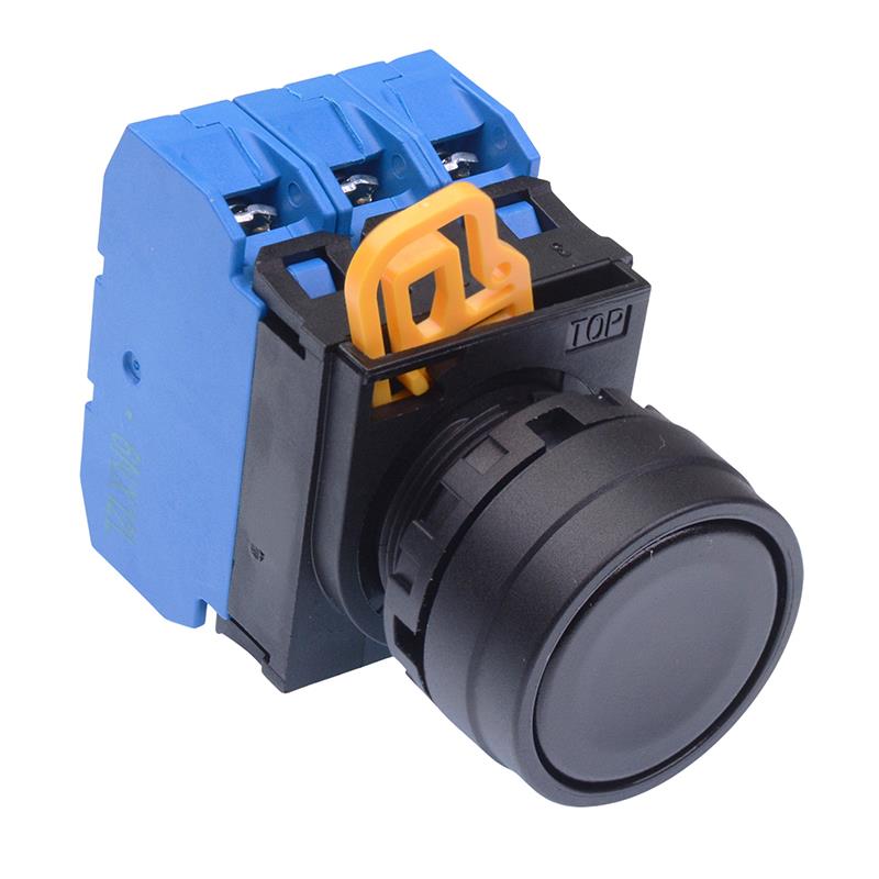YW1B-M1E30B Black 22mm Momentary Push Button Switch 3NO IP65 IDEC