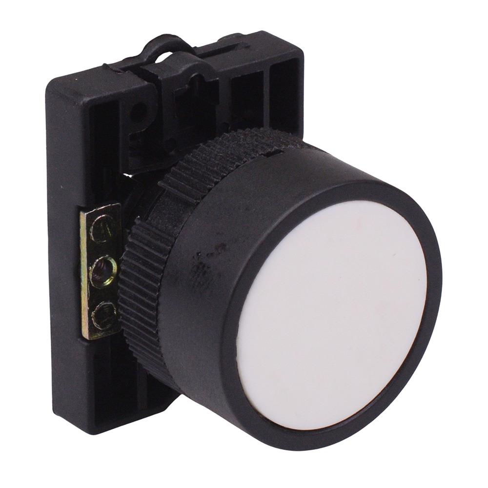 Techna PtecPNWhite White Flush Push Button Switch