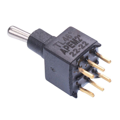 TL46P005000 On-On Sub-Miniature PCB Toggle Switch DPDT APEM