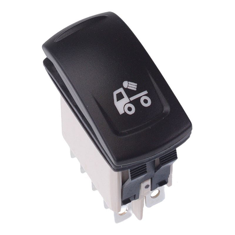 KR46CAKJJG22NXXXX34 Loading Light Latching Red 24V LED Auto Rocker Switch DPDT IP68 APEM