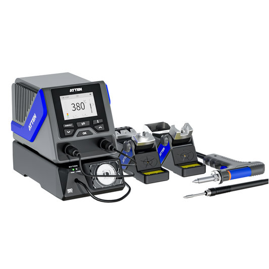 200W Professional Multifunction Soldering Station Colour LCD GT-5200P ATTEN