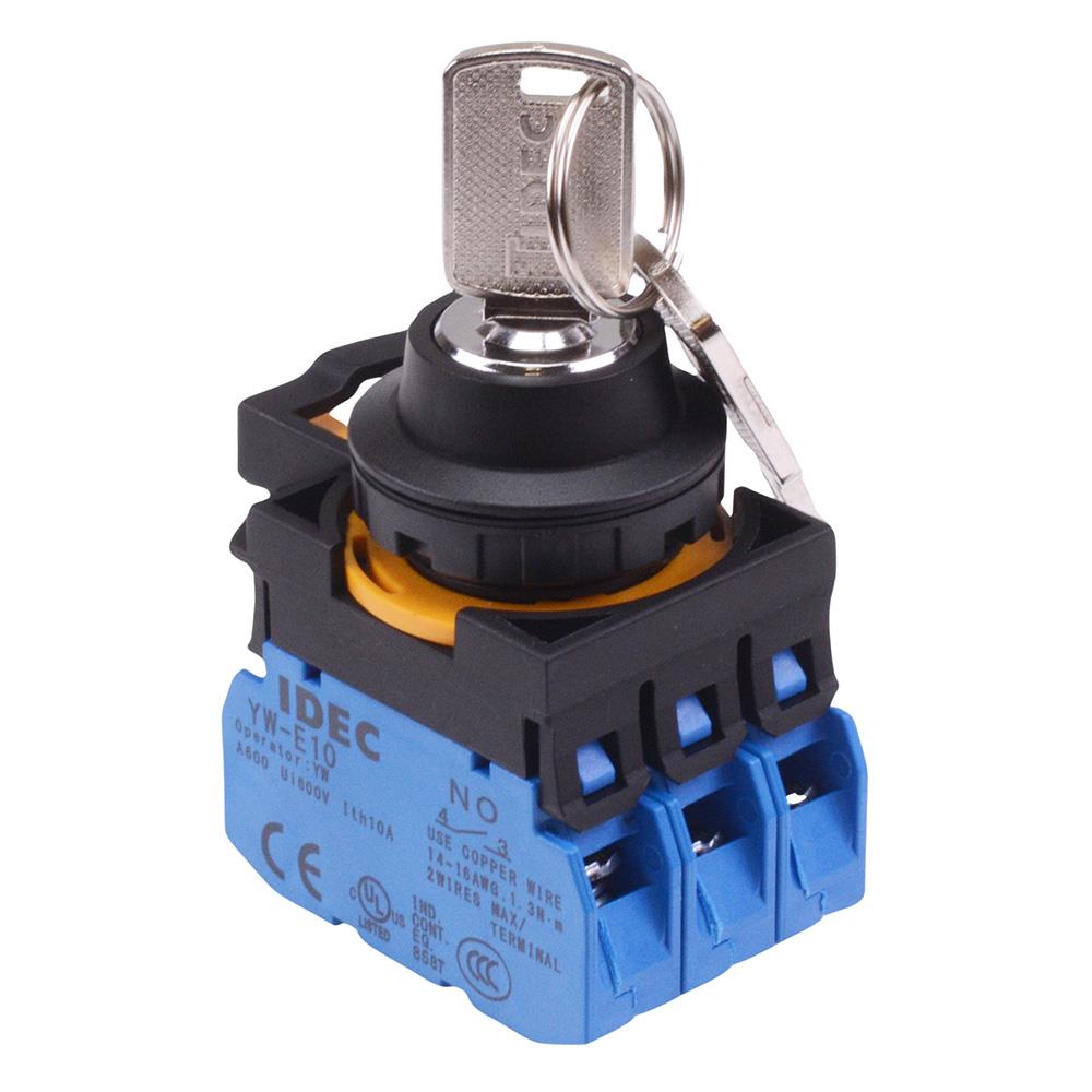 CW1K-3AE30 3 Position Maintained Key Switch3NO IP65 IDEC