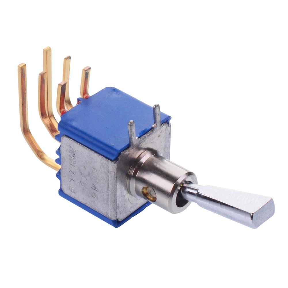 5246WWCDB9X445 APEM On-On Miniature PCB Toggle Switch DPDT