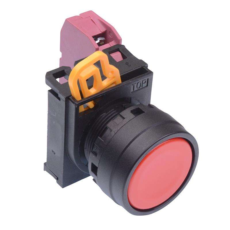 YW1B-A1E01R Red 22mm Maintained Push Button Switch NC IP65 IDEC