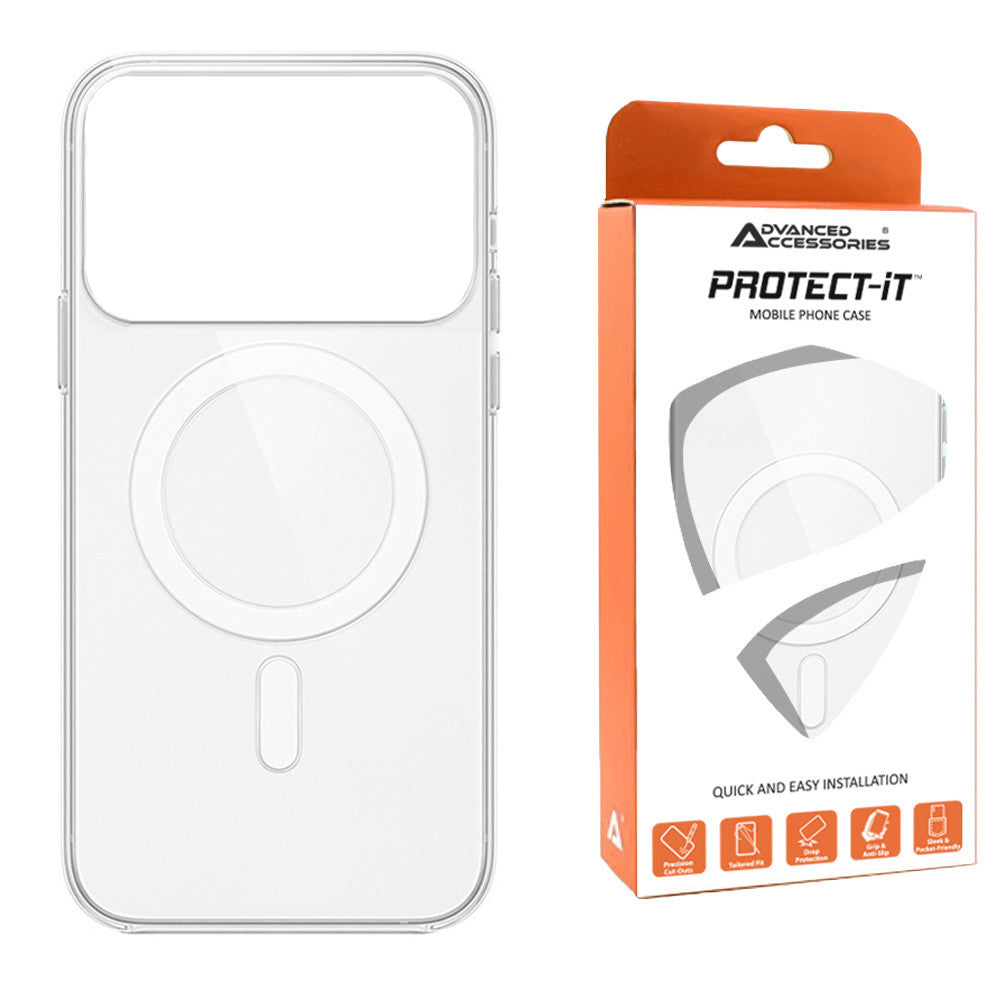 AA PROTECT-iT iPhone 17 Pro Max 6.9 Inch MagSafe Anti-Shock Case – Clear
