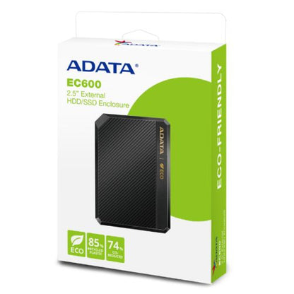 ADATA EC600 2.5" SATA Drive Caddy, USB 3.2 Gen2, USB Powered, Safety Lock