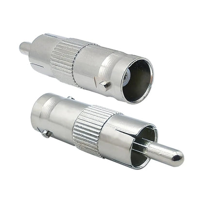 BNC Twist Socket to Phono RCA Plug Adapter Converter