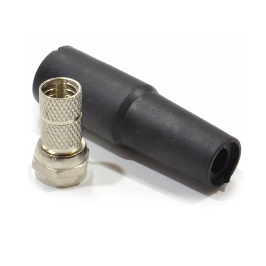 CT100 F-Type Twist-On Plug with Weatherproof Boot