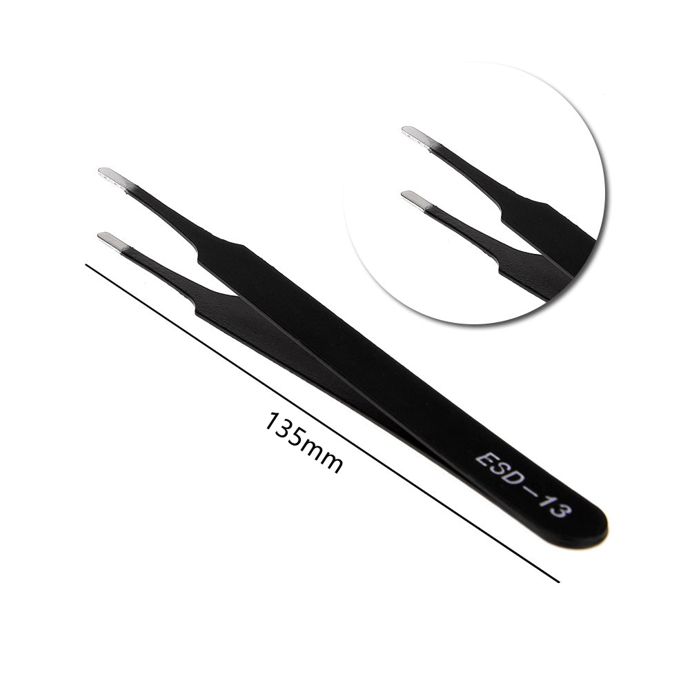 Tweezers Set Precision Anti-static ESD Stainless Steel