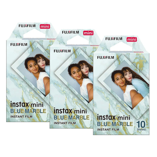 Fujifilm Instax Mini Instant Photo Film - Blue Marble 30 heets