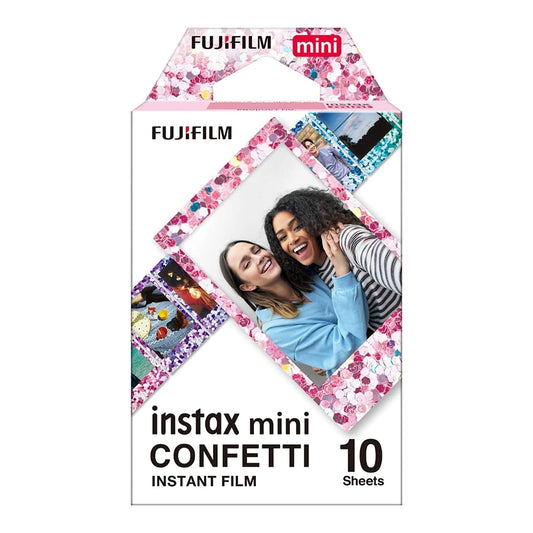 Fujifilm Instax Mini Instant Photo Film - Confetti 10 Sheets