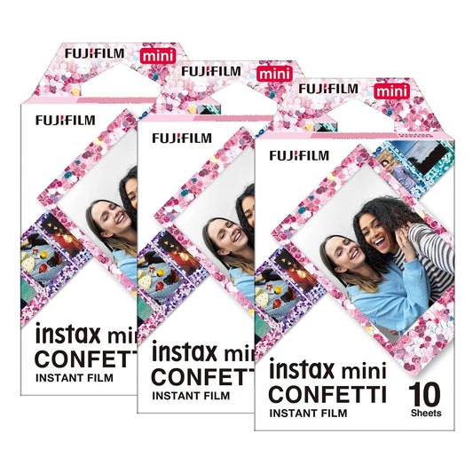 Fujifilm Instax Mini Instant Photo Film - Confetti 30 Sheets