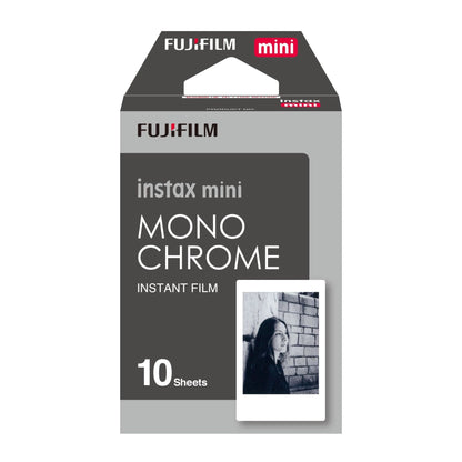 Fujifilm Instax Mini Instant Photo Film - Monochrome 10 Sheets
