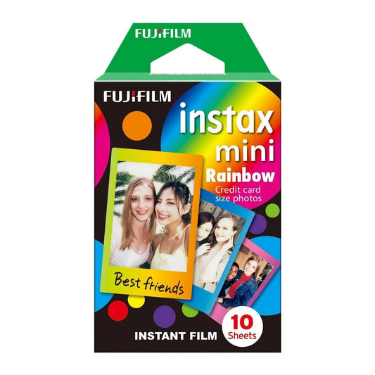 Fujifilm Instax Mini Instant Photo Film - Rainbow 10 Sheets