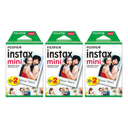 Fujifilm Instax Mini Instant Photo Film - White 60 Sheets