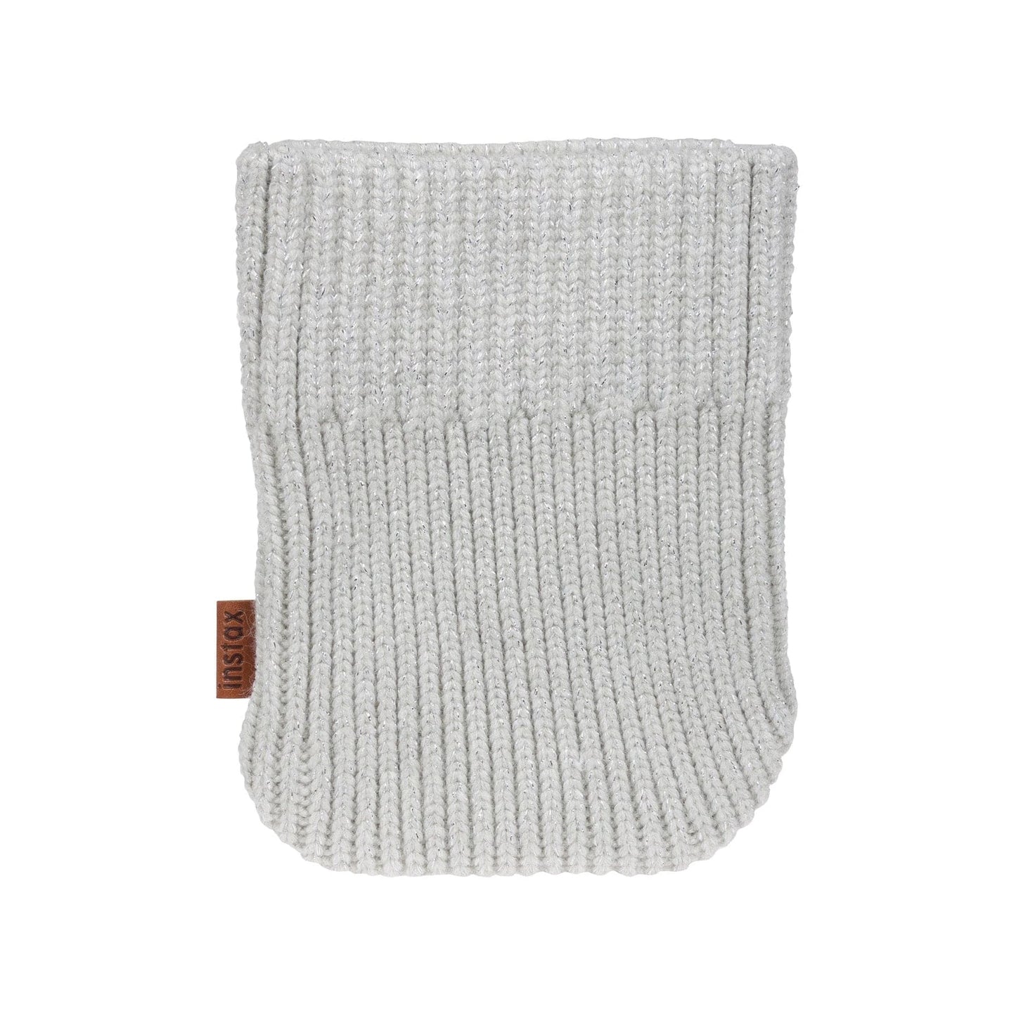 Fujifilm Instax Mini Liplay Accessory Kit with Neck Strap & Knitted Pouch - Stone White
