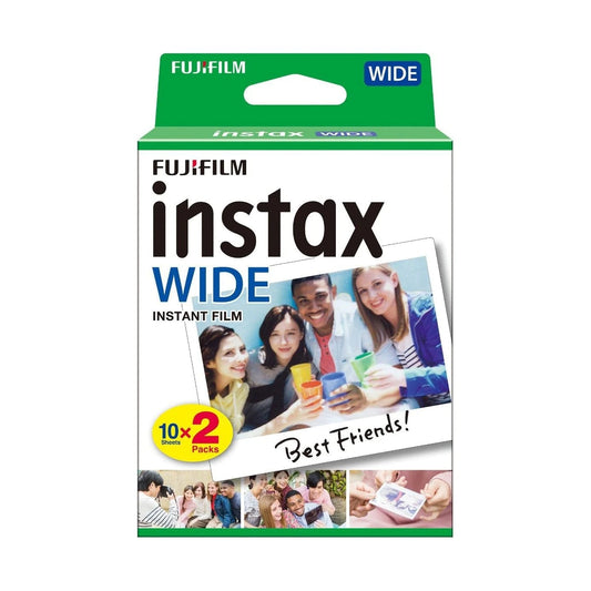 Fujifilm Instax Wide Picture Format Instant Photo Film - White 20 Sheets