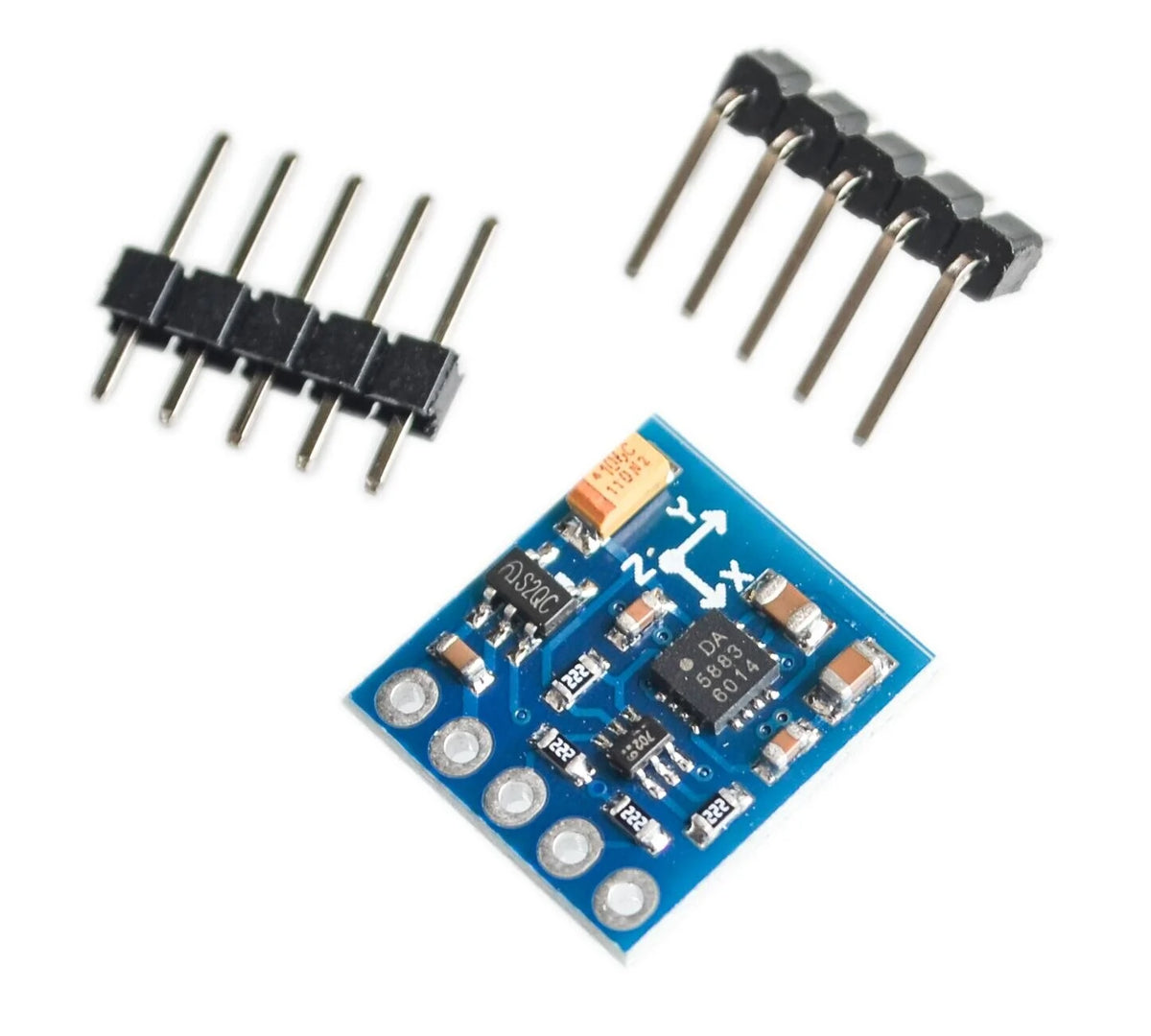 Compass Module For Robotics Projects GY-271 QMC5883L 3-Axis Digital Compass Module for Robotics and Drones ...